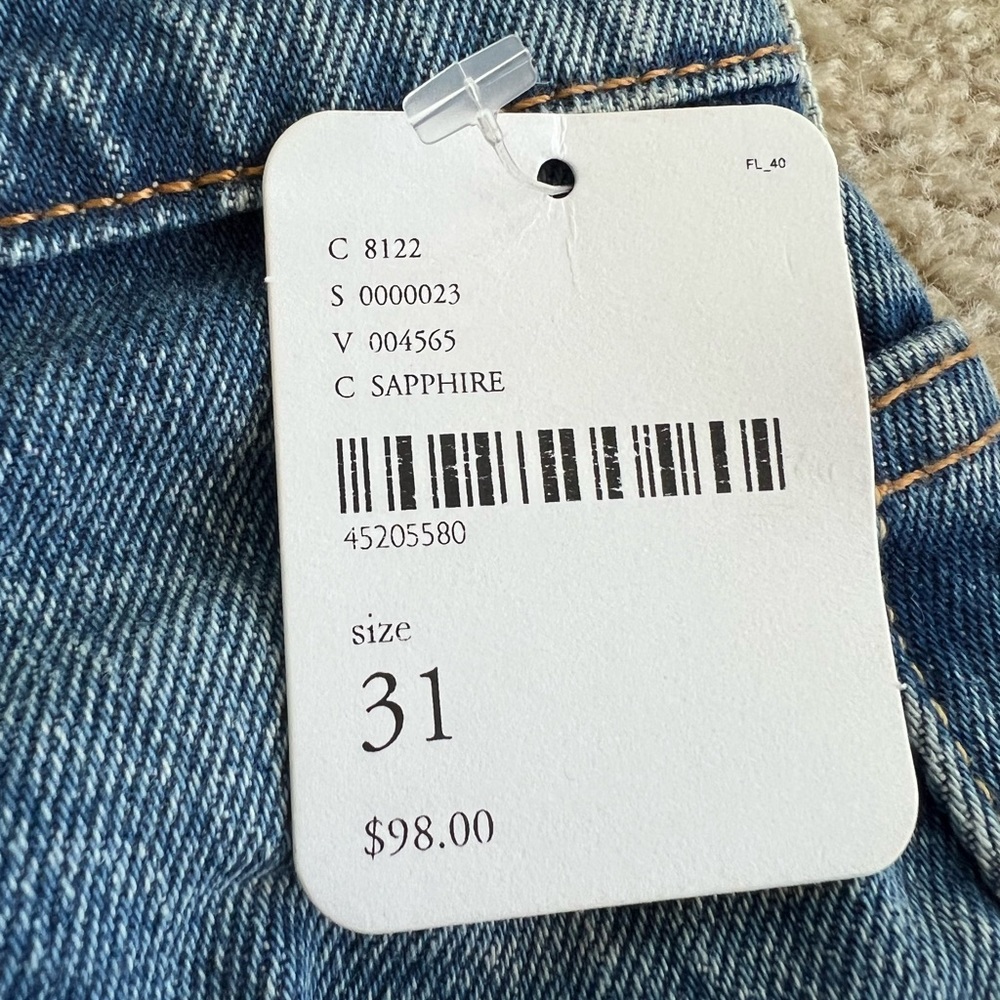 NWT Levi Stauss 501 Jeans Short Size 31 - Picture 7 of 7